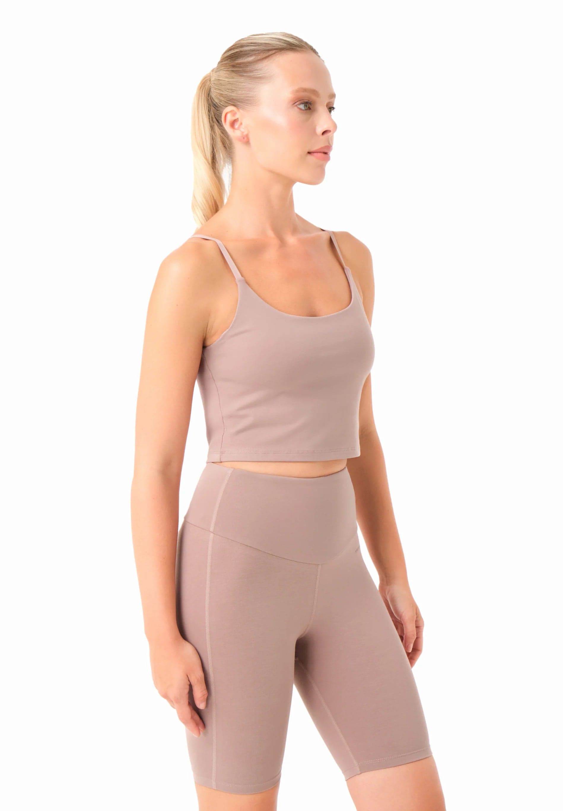 Tarra Crop Top Brown