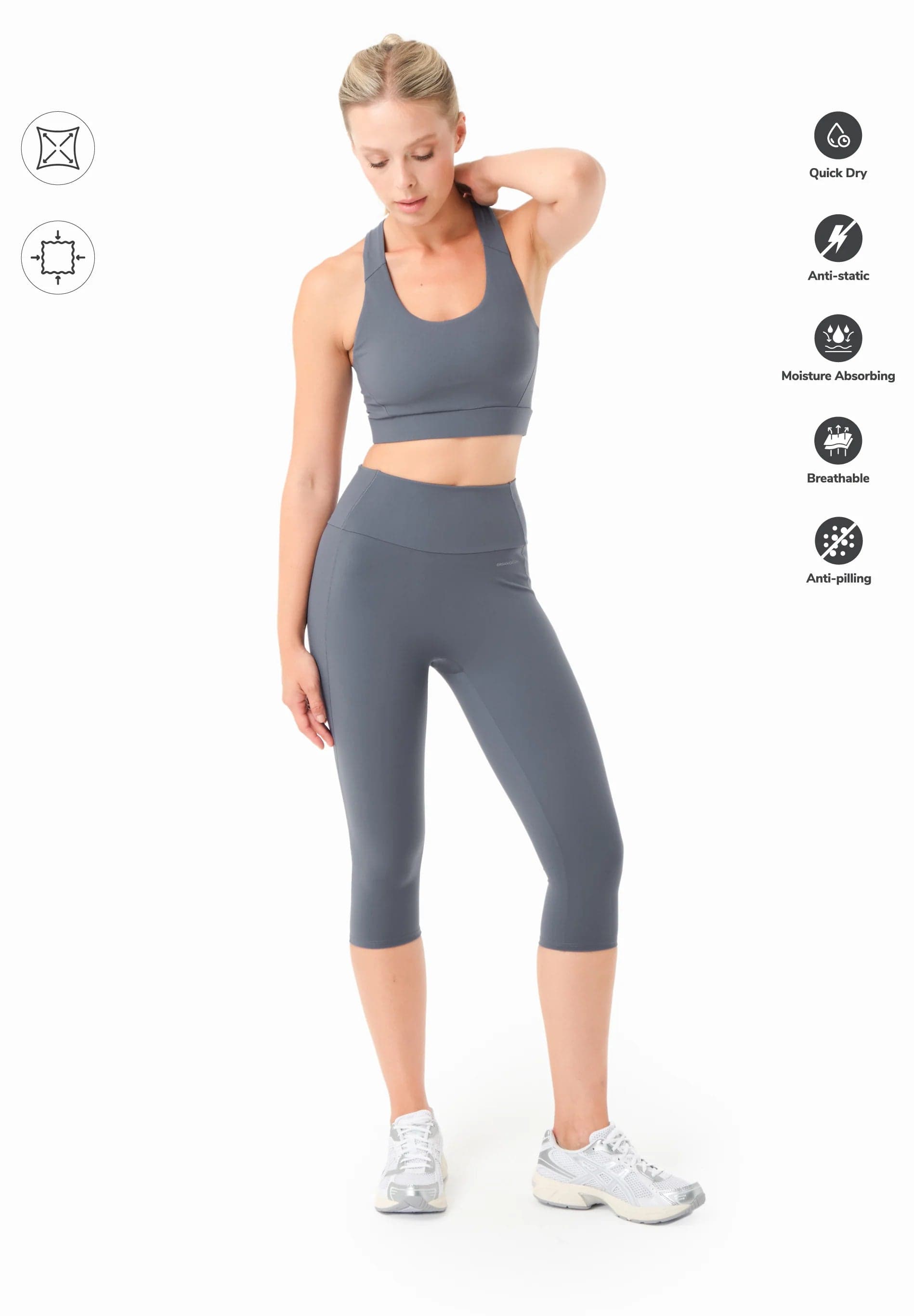Lailla Capri Leggingsit Pehmeä Indigo