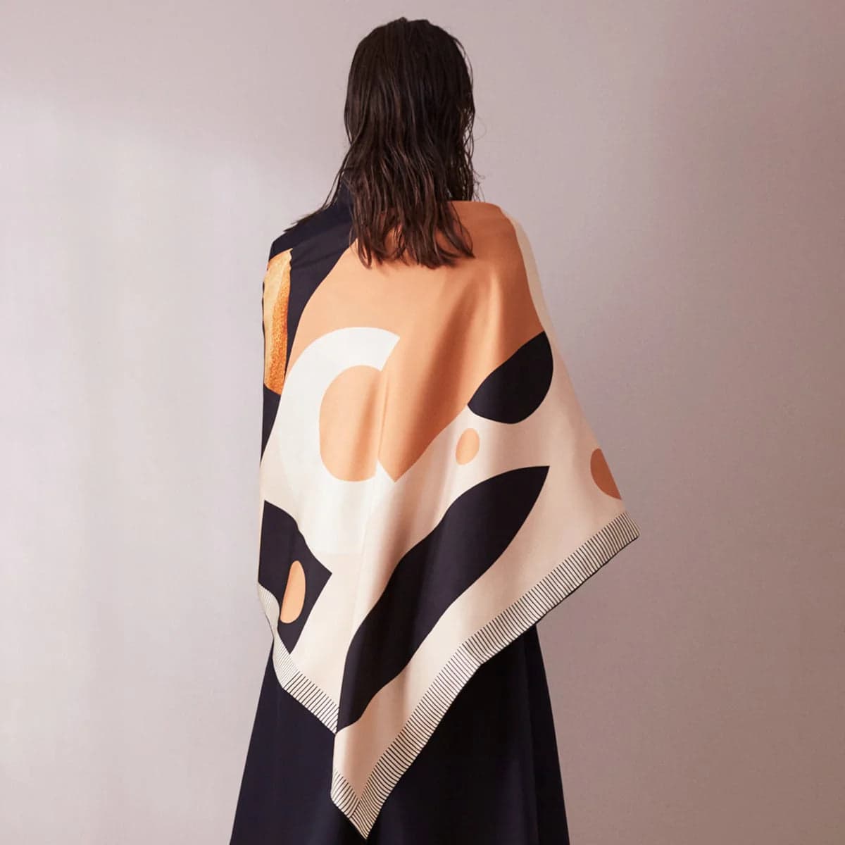 Velvet Diagram Scarf
