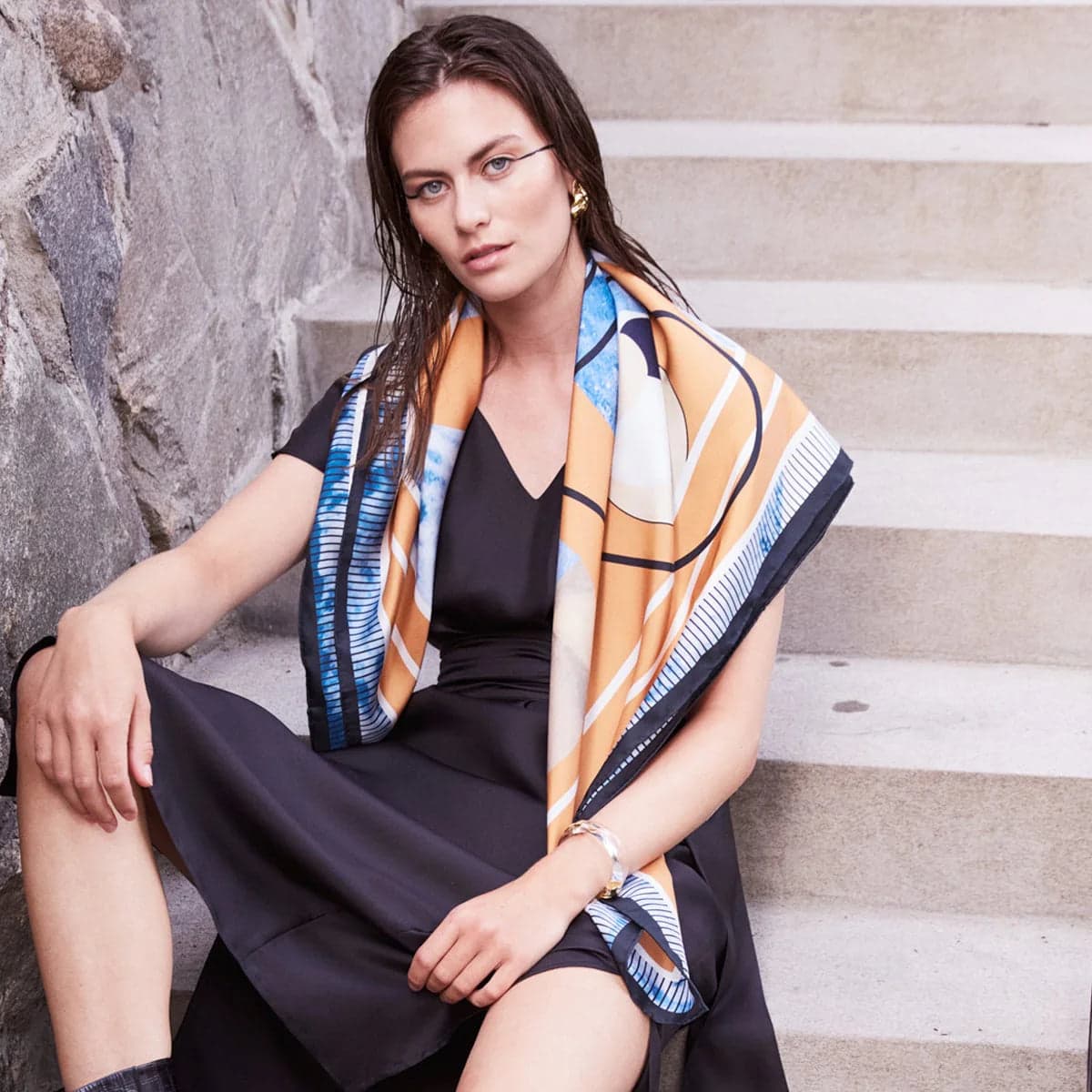 Summer Scarf Blue