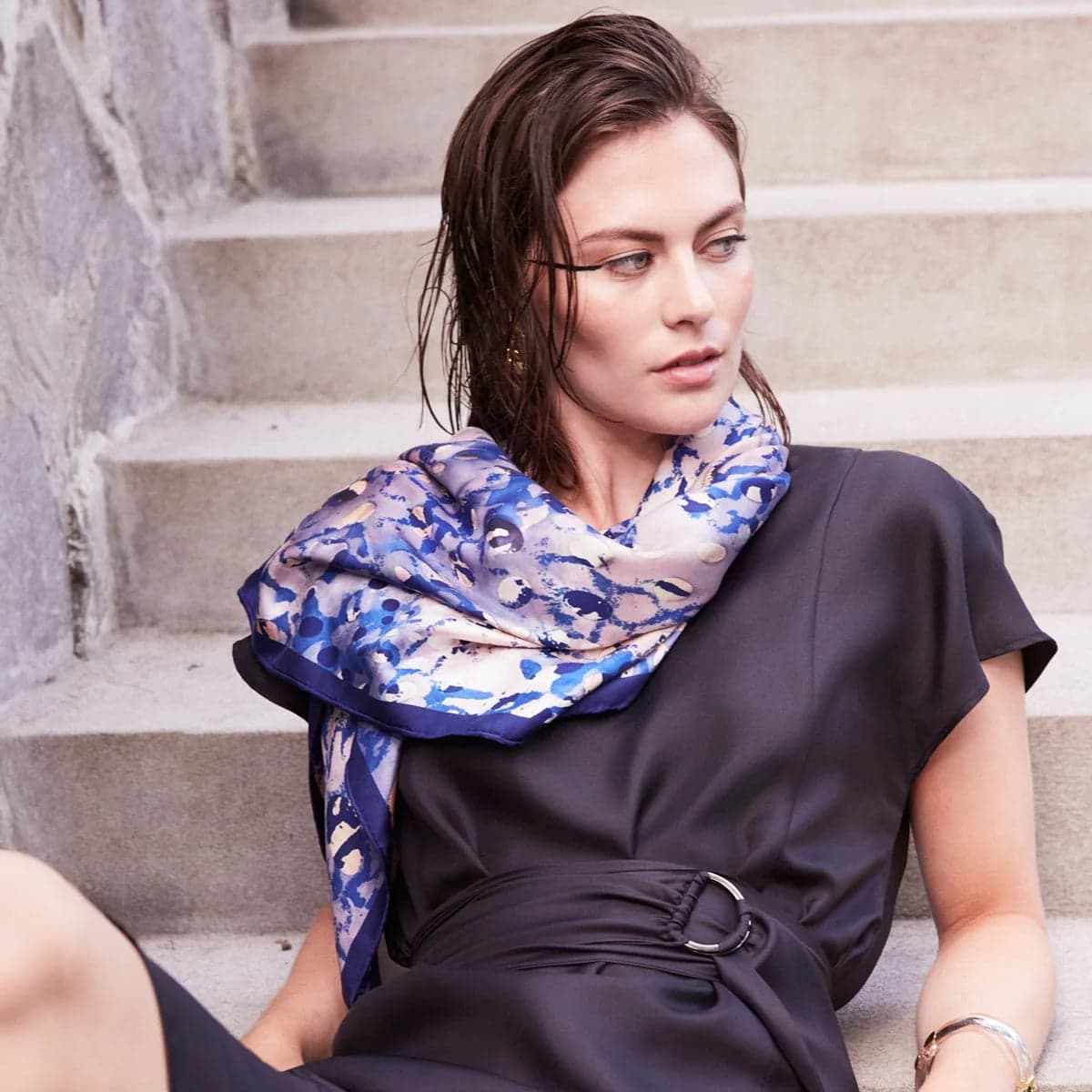 Indefinite Galaxy Scarf Multicolor