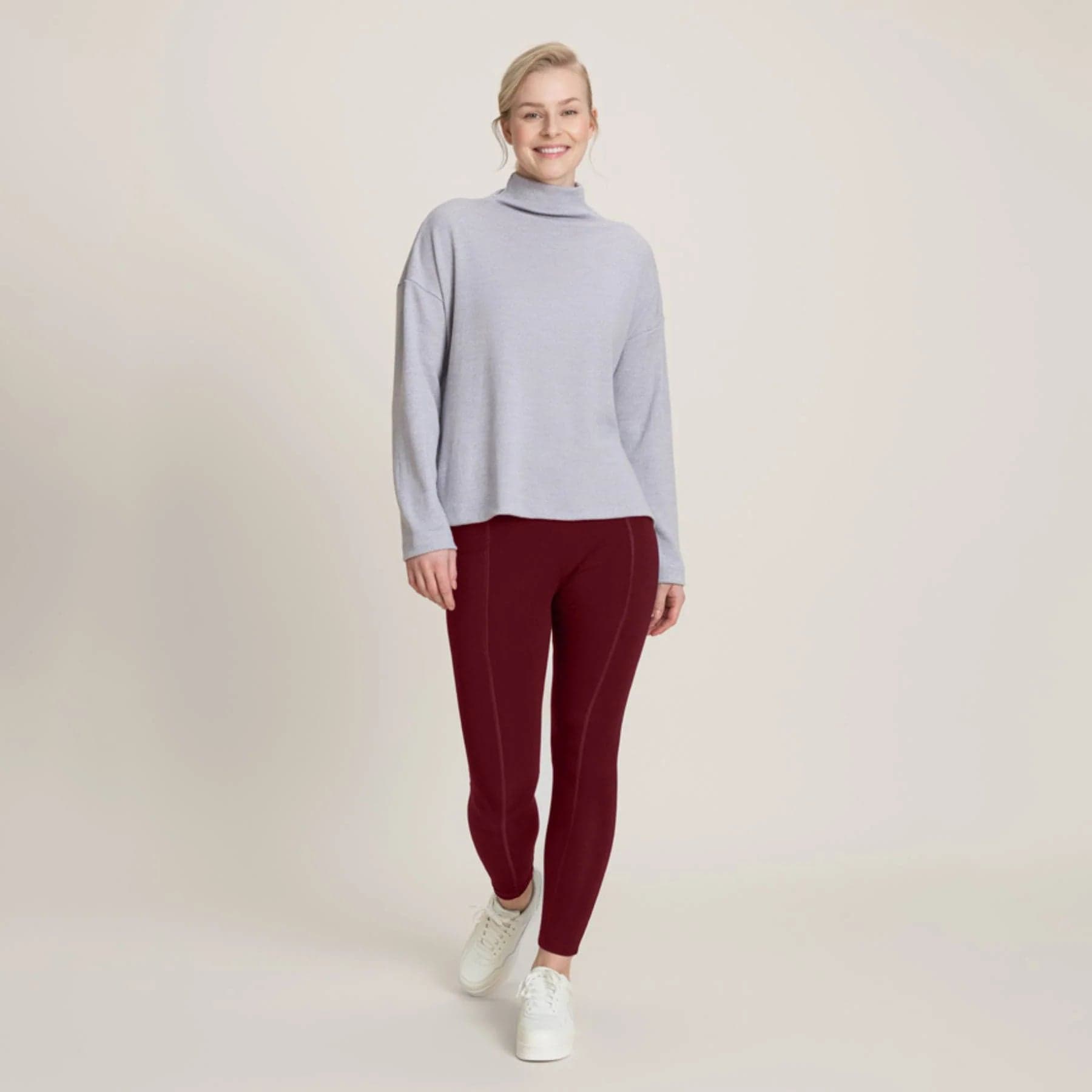 Lempi Treenileggingsit Viininpunainen
