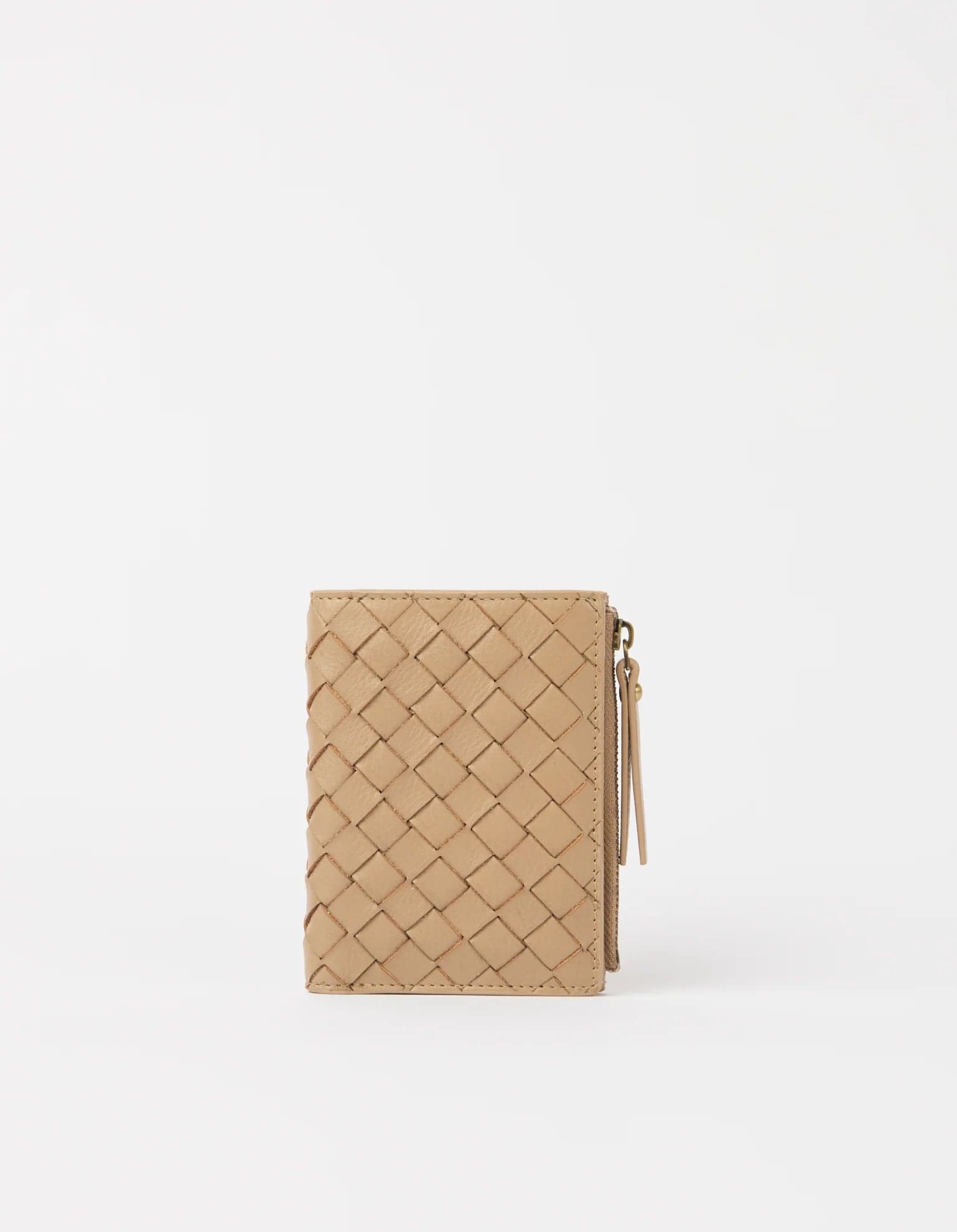 Jamie Wallet Woven Dark Sand