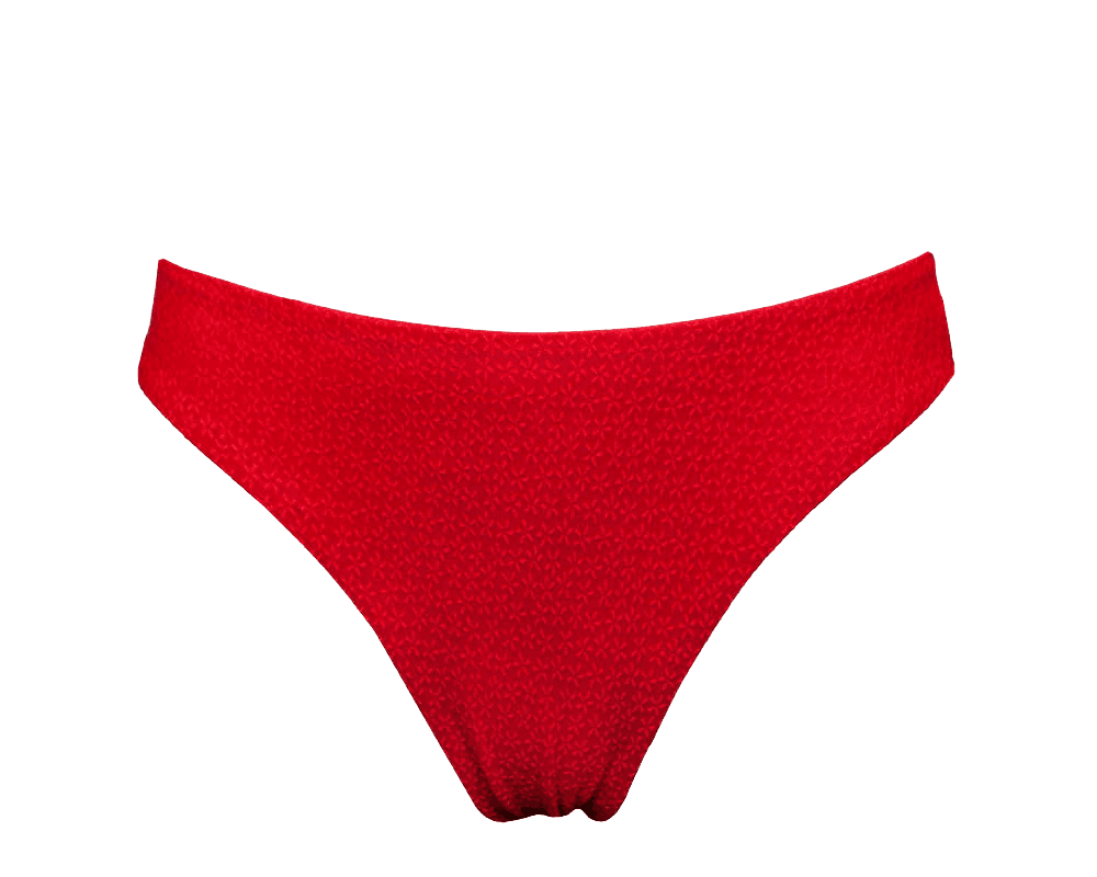 Skyline Slim Bikini Bottom Geranium Red