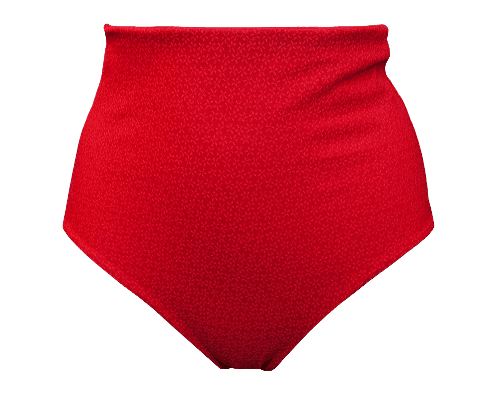 Core High Bikini Bottom Geranium Red
