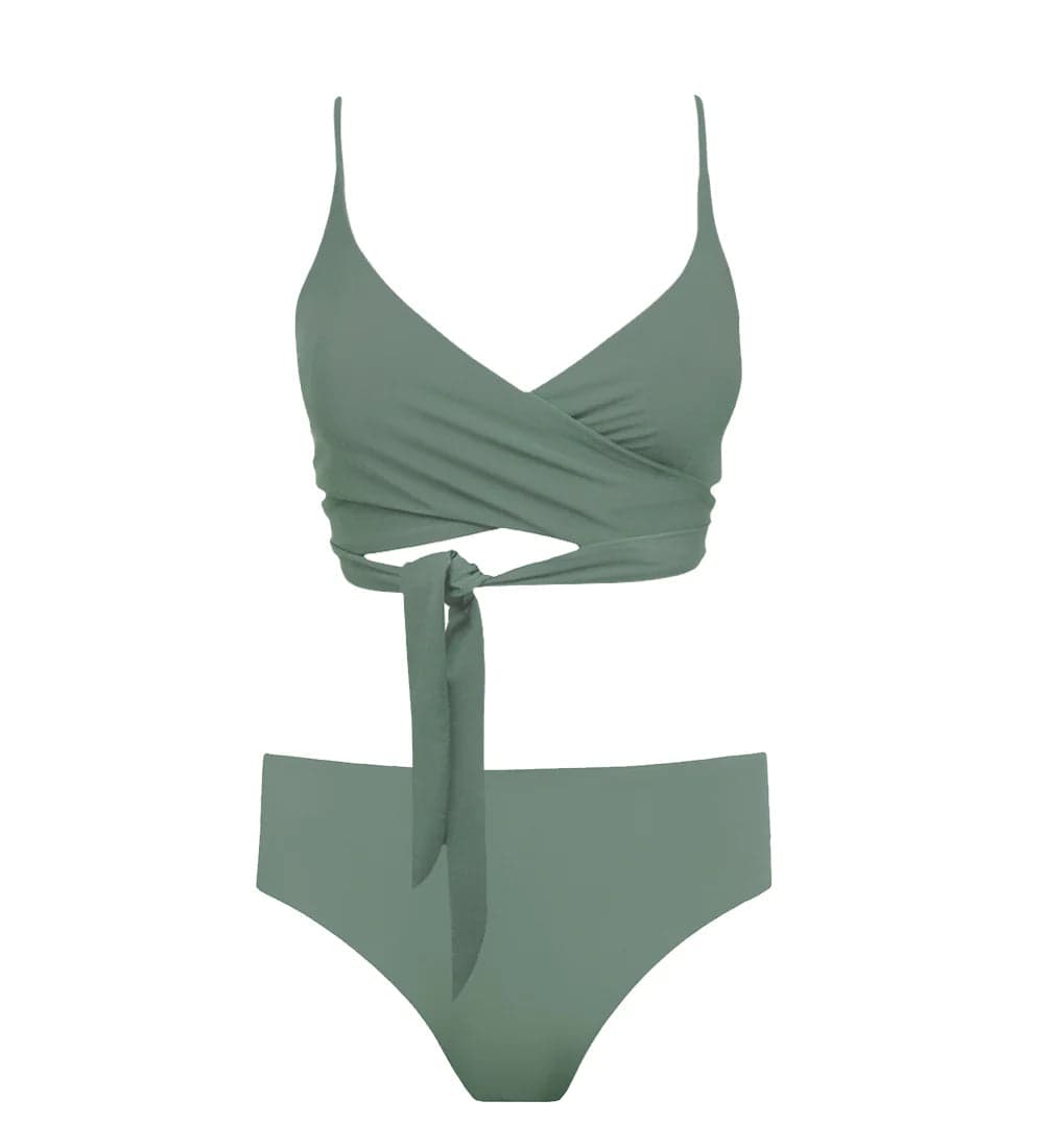 Lin + Core Bikini Set Sage Green