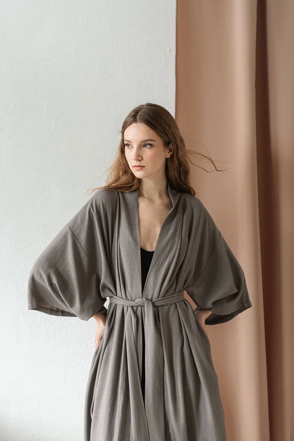 Nola Kimono Taupe
