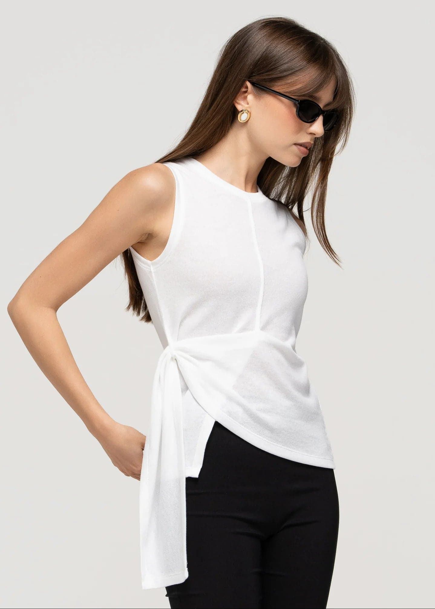 Bri Tank Top White