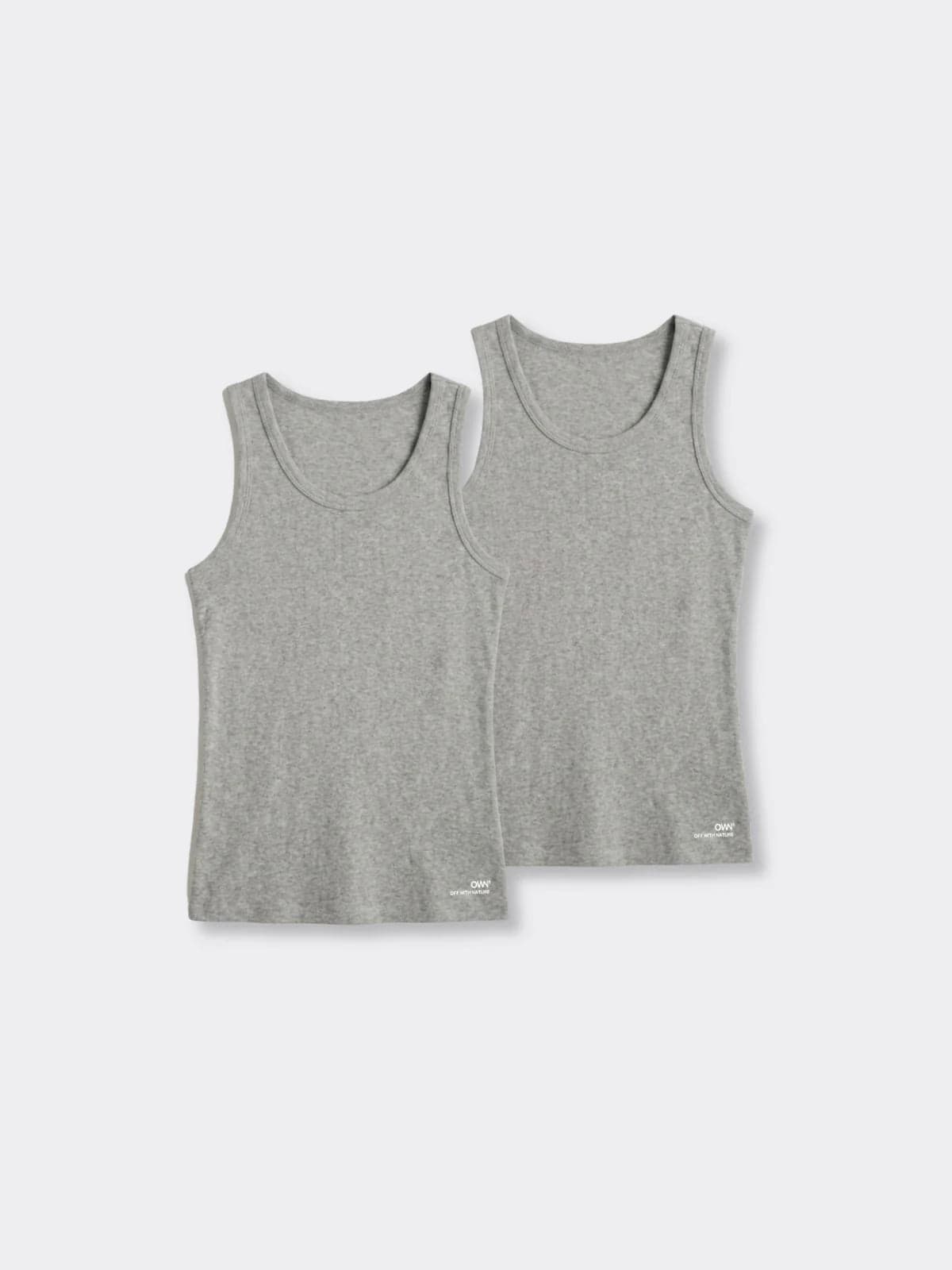 Women's Tank Top 2-pack Grey