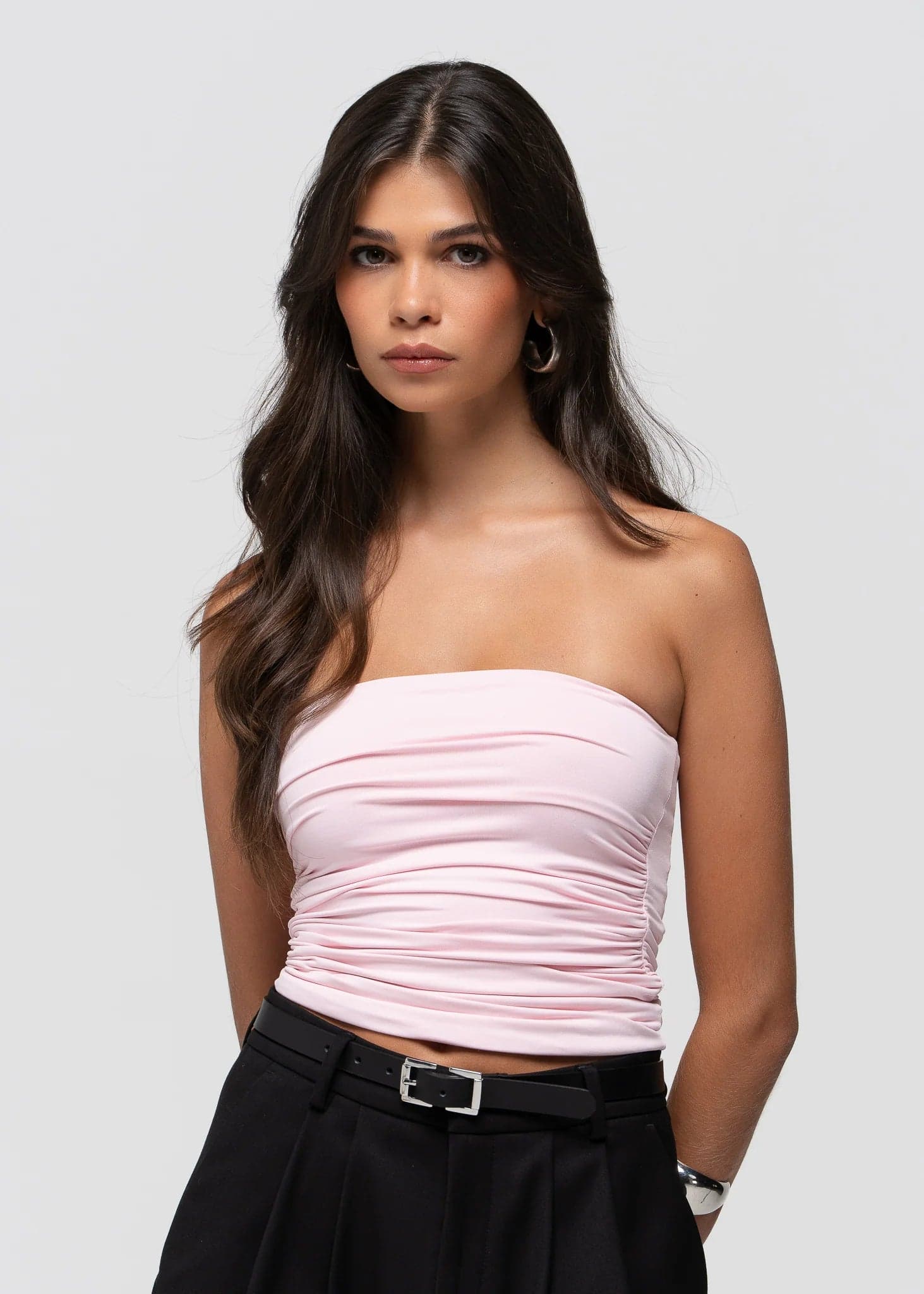 Noa Bandeau Top Baby Pink