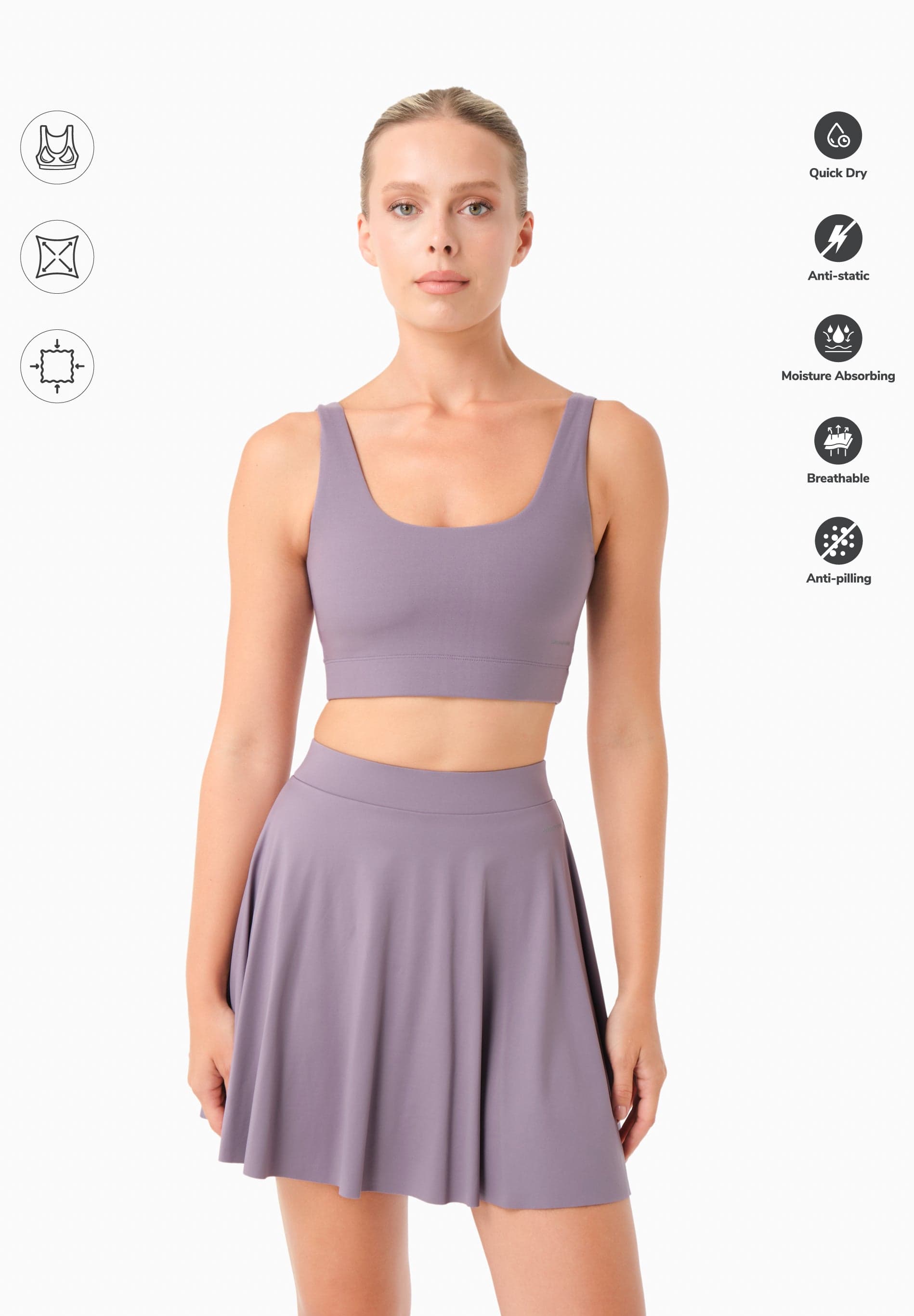 Bess Bralette Dirty Lilac