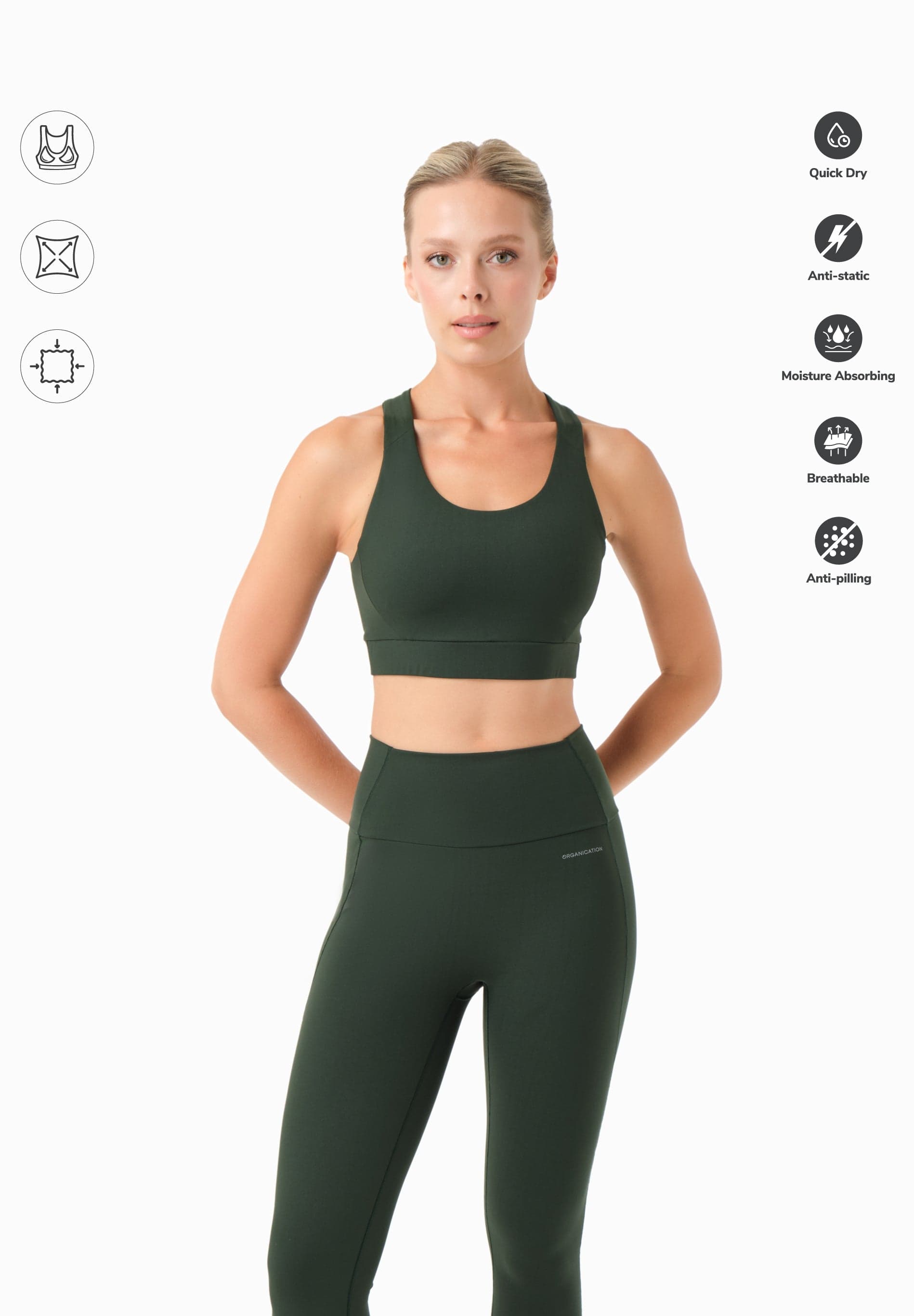Bevinn Bralette Amazonas Green