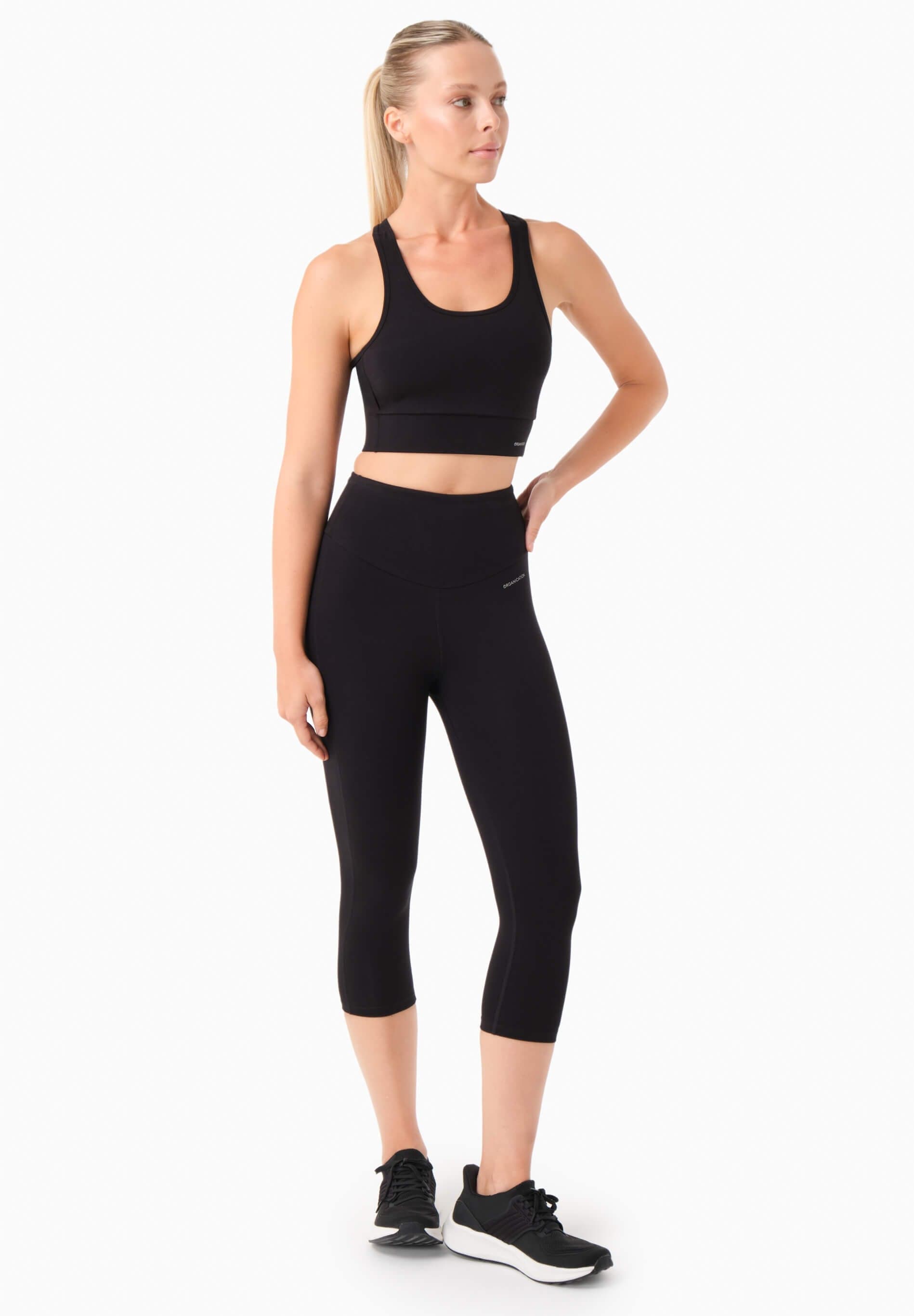 Lissa Capri Leggingsit Musta