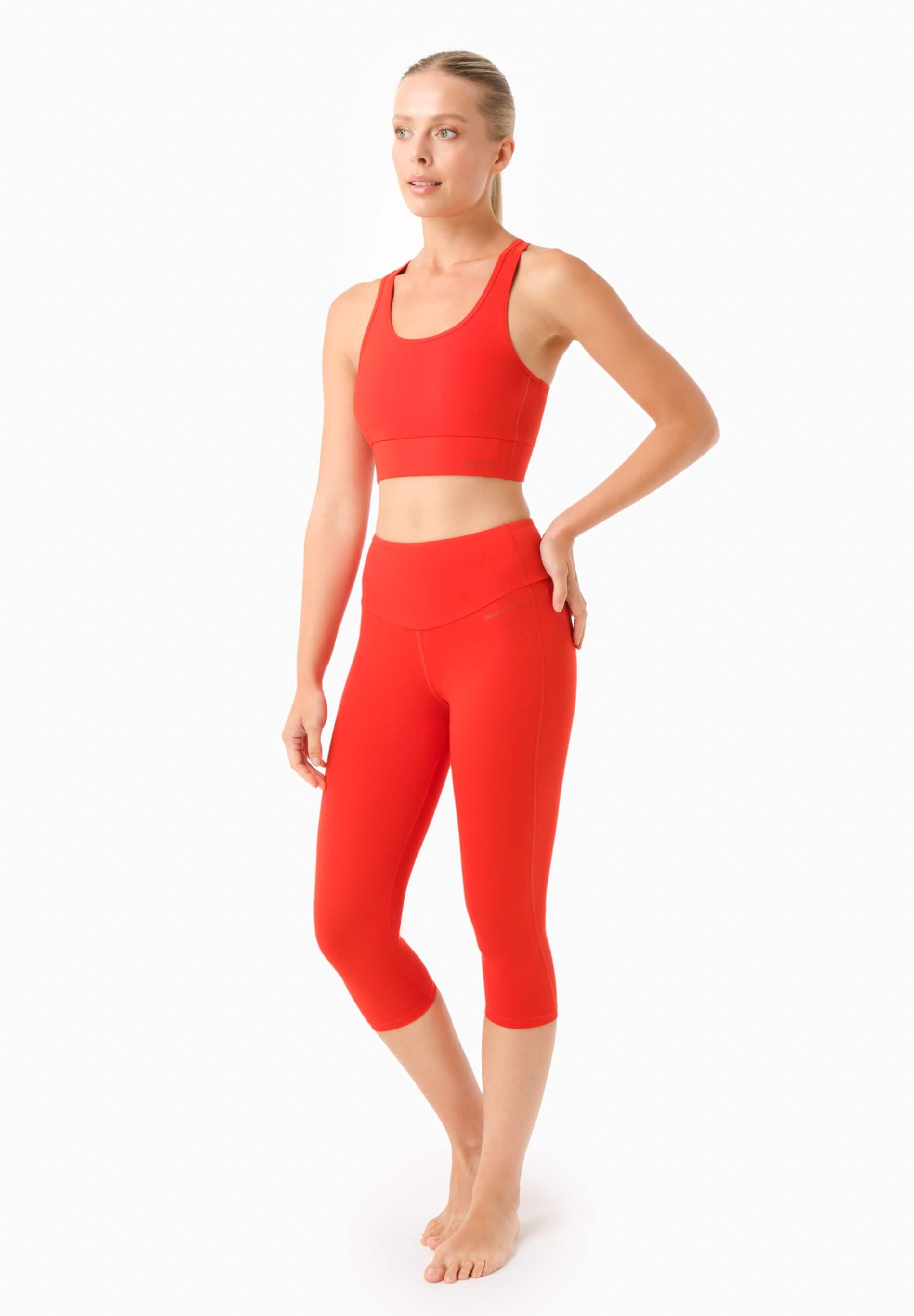Lissa Capri Leggingsit Tulenpunainen
