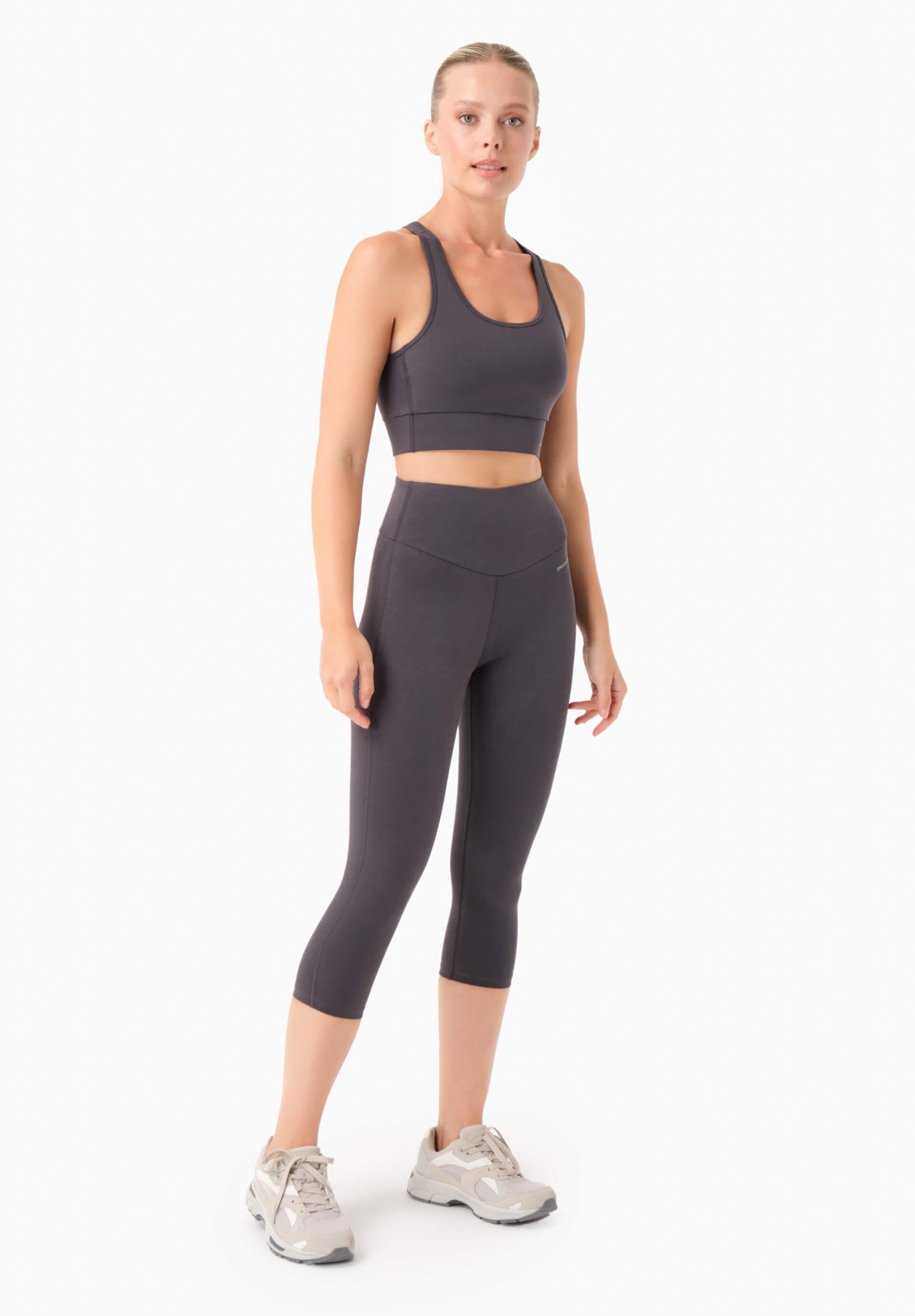 Lissa Capri Leggingsit Varjoharmaa