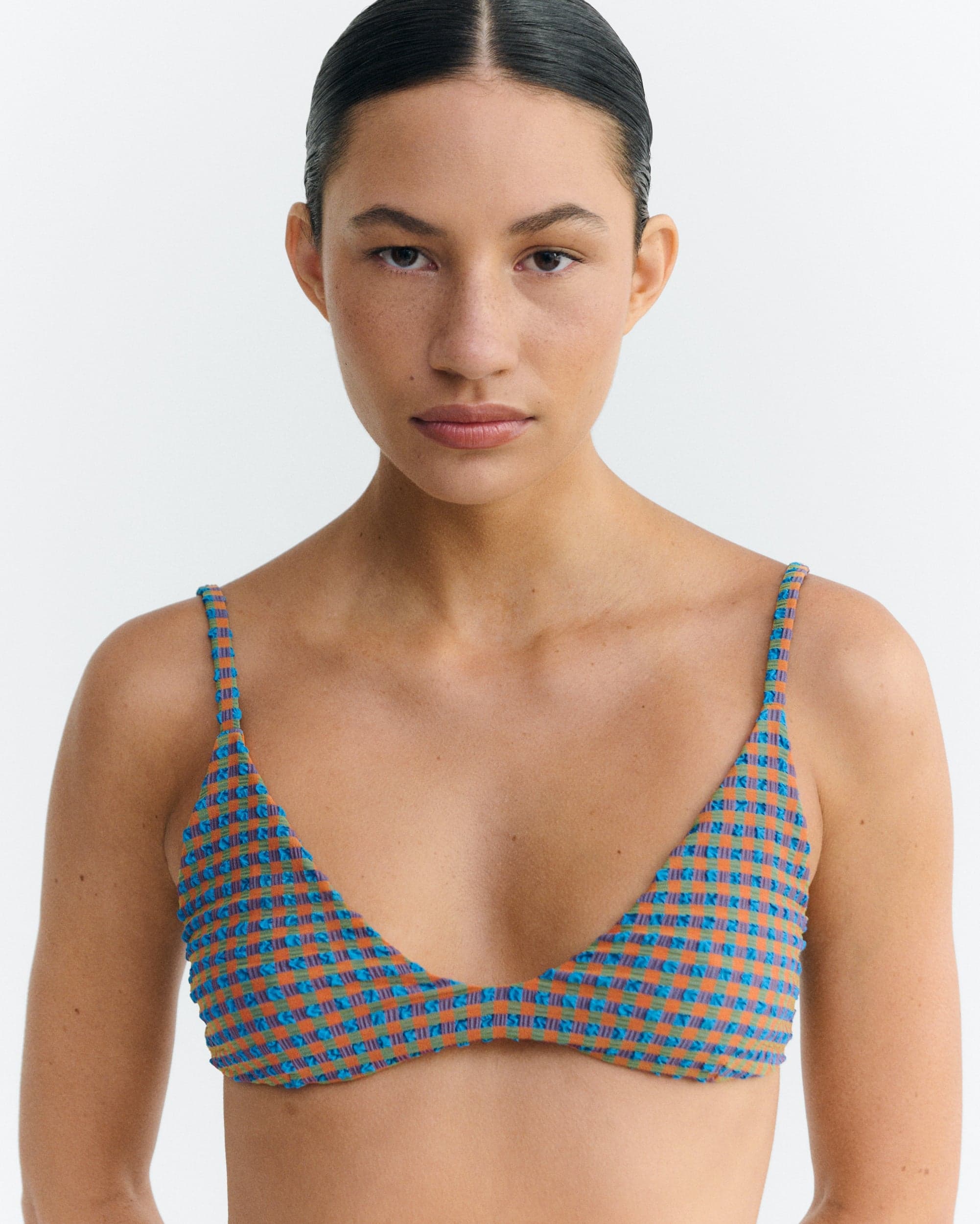 Positano Bikinitoppi Blue/Orange