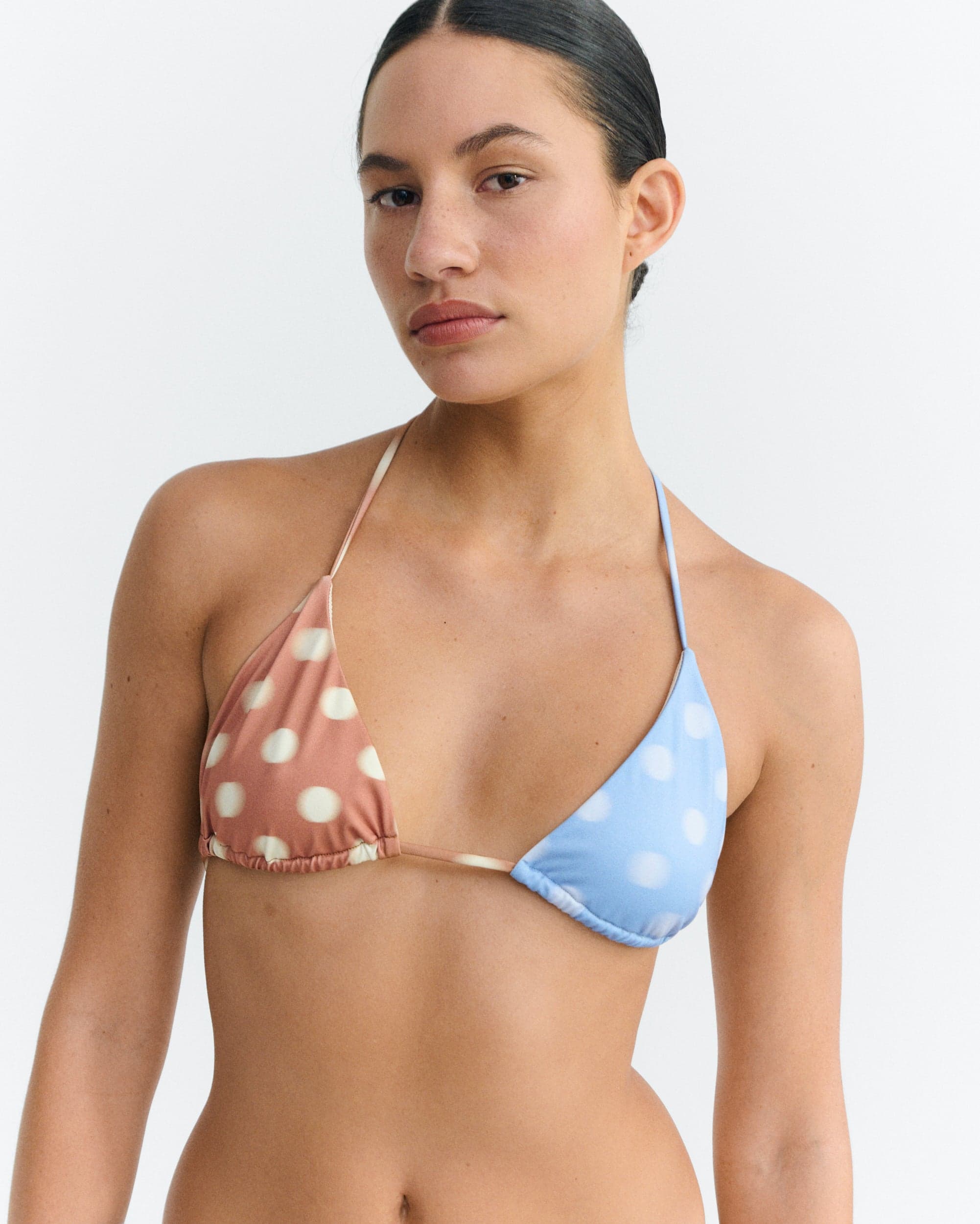 Calabria Bikinitoppi Two-Tone Polka Dot