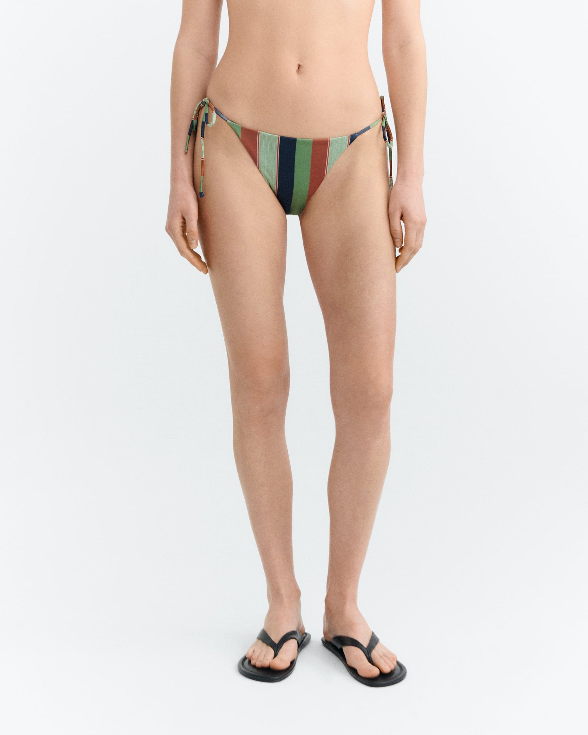 Palermo Bikini Bottom Multicolored Striped