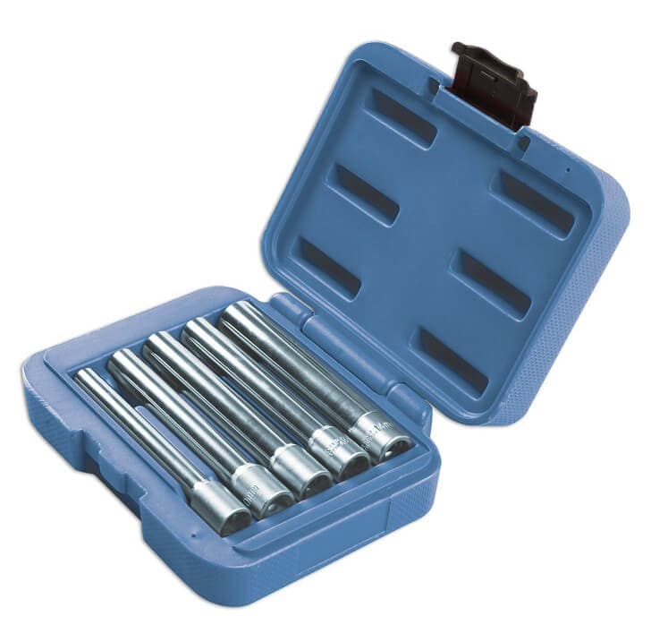 Hylsysarja 3/8" - pitkät hylsyt, Laser