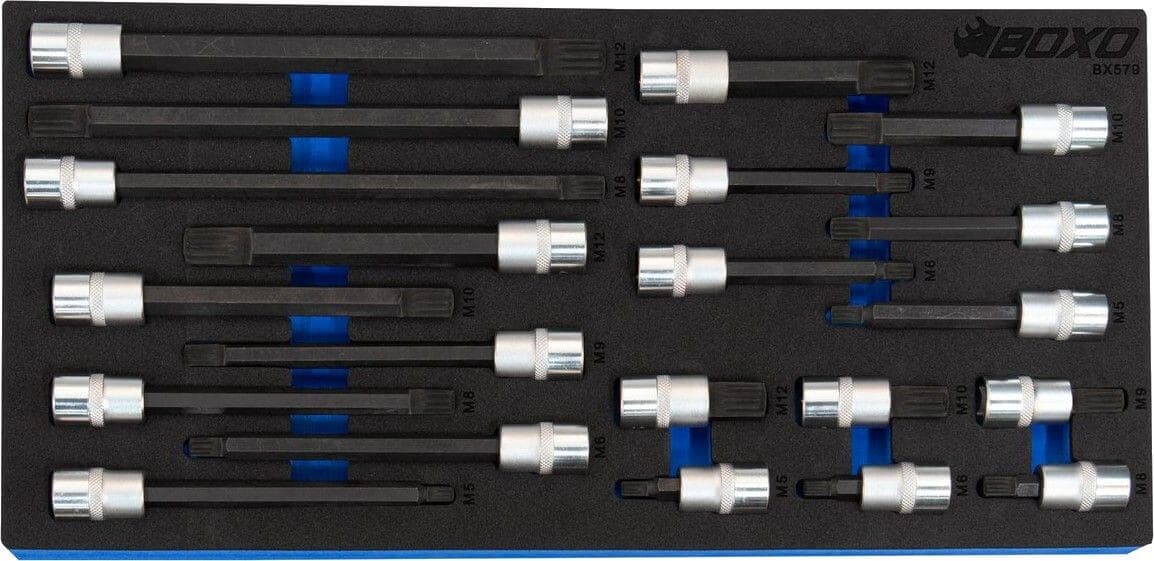 XZN-hylsysarja Boxo 3/8"