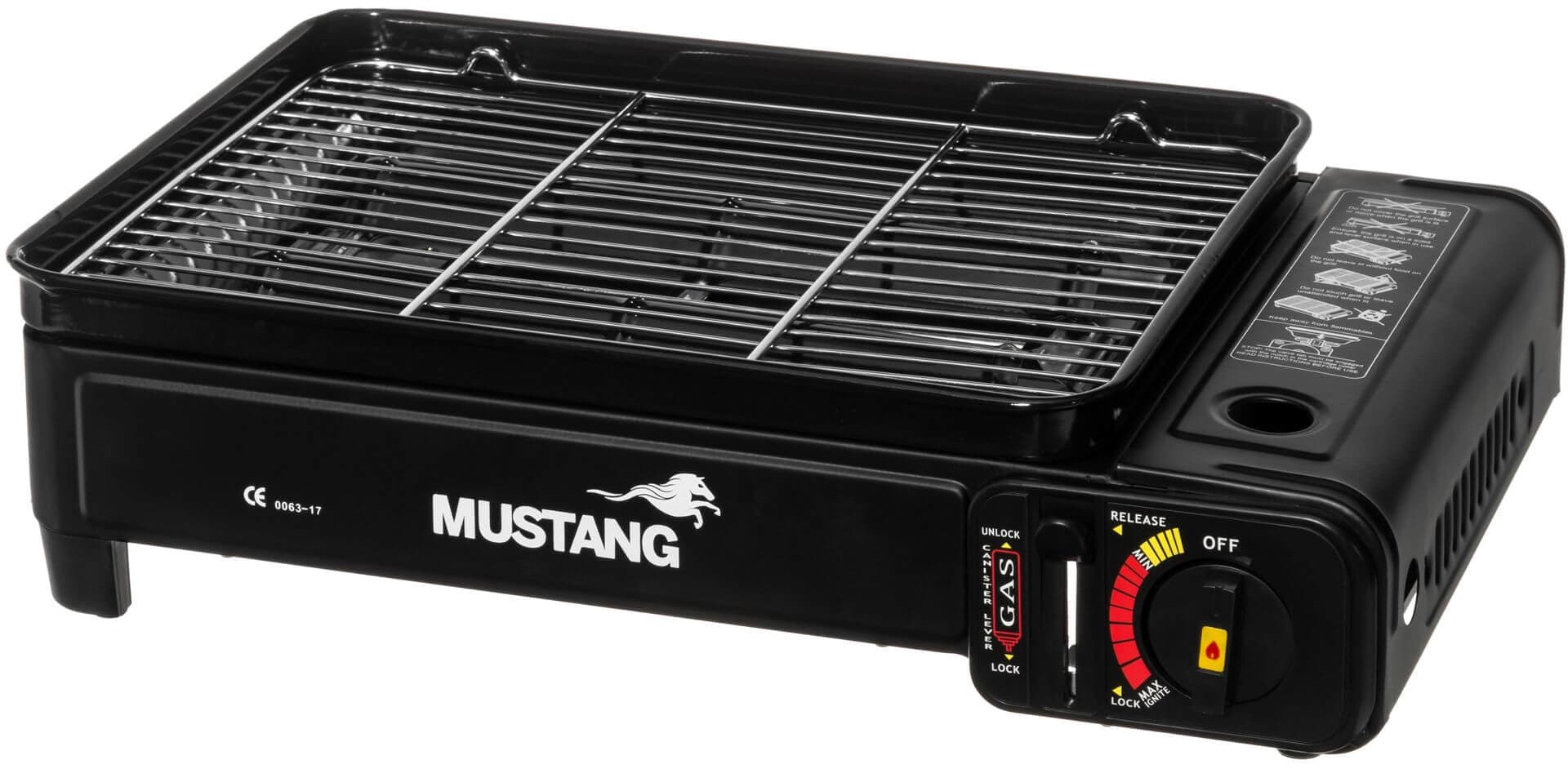 Kaasugrilli retkikäyttöön, Mustang