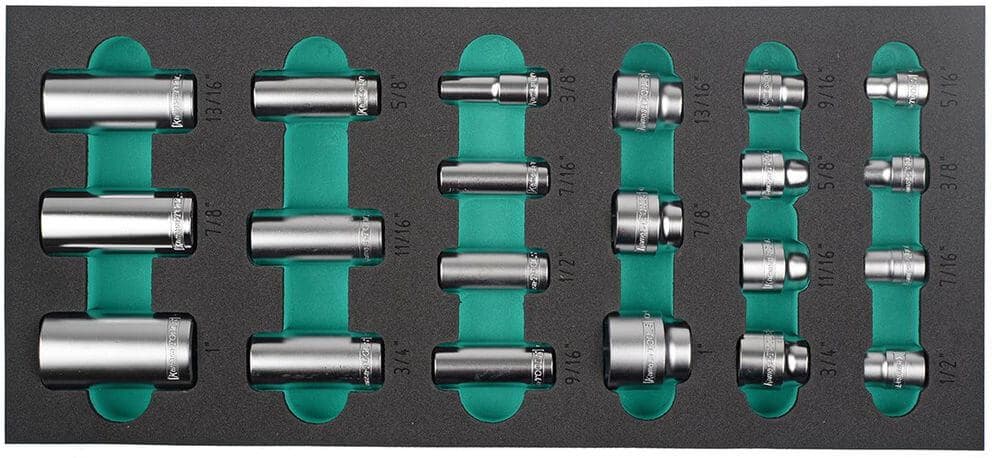 Hylsysarja 3/8", Kamasa-Tools