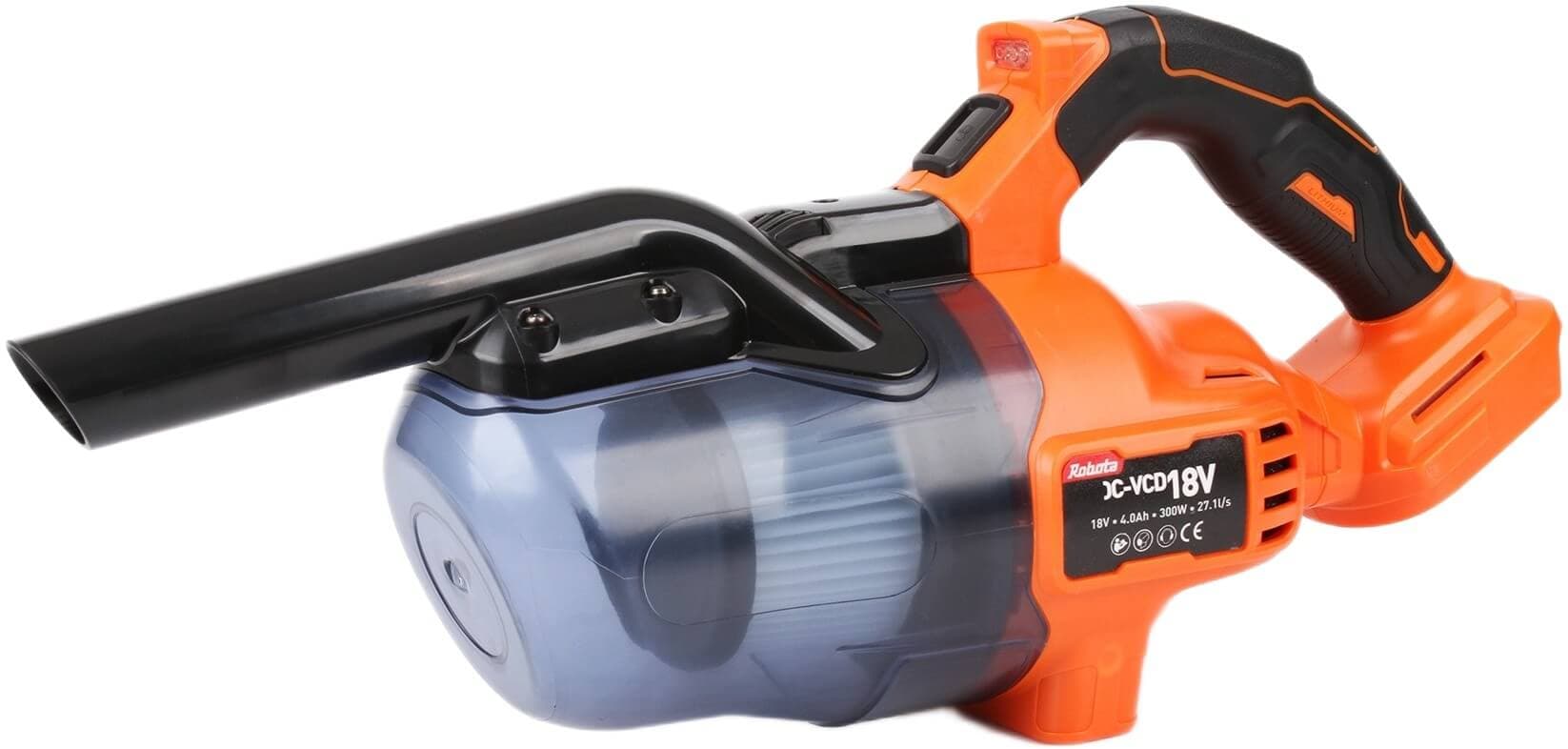 Akkupölynimuri 18 V, Robota