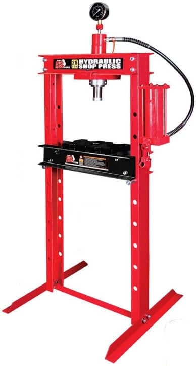 Hydraulipuristin 20 t, Torin