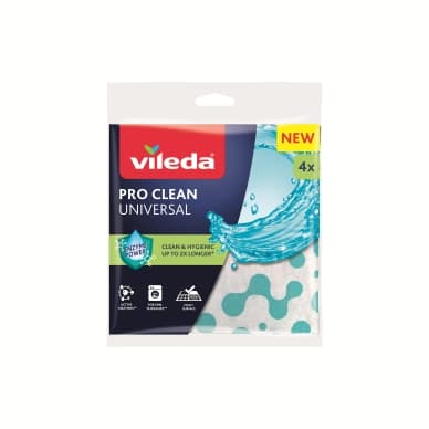 Vileda Vileda Pro Clean 4-pack 179370 Vastaa: N/A
