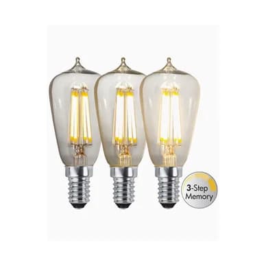 Star Trading LED-lamppu Mini Edison E14 3-portainen Himmennettävä 352-76 Vastaa: N/A