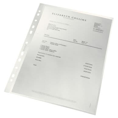 Leitz Muovitasku Leitz Recycle A4 kirkas prägettu 100 kpl 47911003 Vastaa: N/A