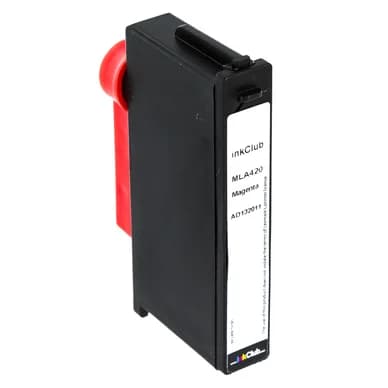 inkClub Mustepatruuna, korvaa Lexmark 100XL, magenta, 480 sivua MLA420 Vastaa: 14N1070E