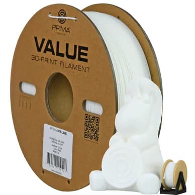 Prima PrimaValue PETG - 1,75mm - 1kg - Valkoinen 7340002119724 Vastaa: N/A