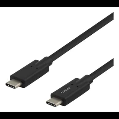 DELTACO Deltaco Latauskaapeli USB-C - USB-C, 2 m, musta 7333048044327 Vastaa: N/A