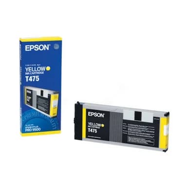 Epson Mustepatruuna keltainen, 220 ml T475 Vastaa: N/A