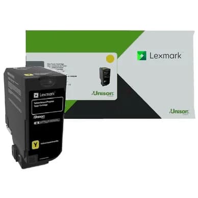Lexmark Värikasetti keltainen, 16.000 sivua 84C2HY0 Vastaa: N/A