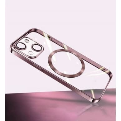 Turtos Kännykkäkotelot MagSafe Transparent iPhone 15, Rosa AC17282 Vastaa: N/A
