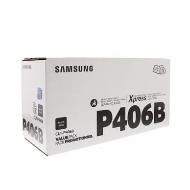 Samsung Värikasetti musta 1.500 sivua x 2 CLT-P406B Vastaa: N/A
