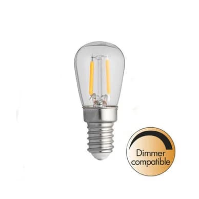 Unison Unison Himmennettävä LED Päärynänlamppu 2200K 60lm E14 0,8W 3220090 Vastaa: N/A