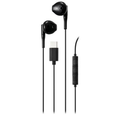 Streetz Streetz C210 Semi-in-ear kuulokkeet, 3-button, USB-C, musta C210-BLK Vastaa: N/A