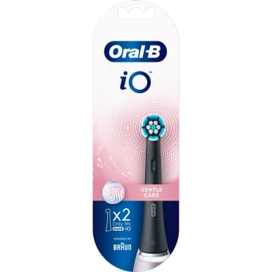 Oral-B Oral-B Refiller iO Gentle Care 2-pakkaus, musta 4210201419020 Vastaa: N/A