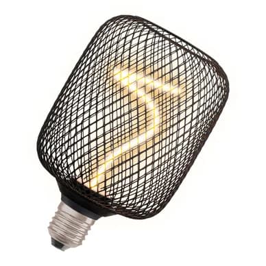 Ledvance LED Lamppu E27 Filamentti Square Musta 130lm DIM 3,5W 4058075840300 Vastaa: N/A