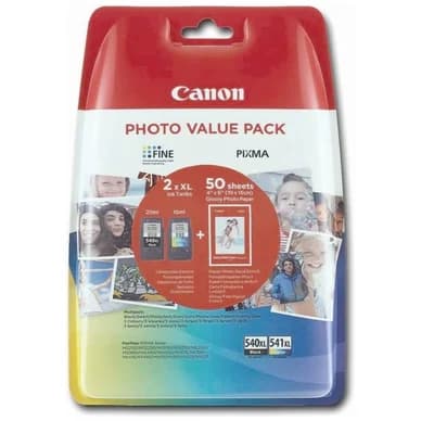 Canon PG-540XL & CL-541XL + (50 sivua valoku 5222B013 Vastaa: N/A