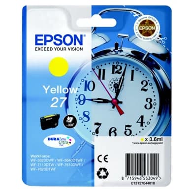 Epson Epson 27 Mustepatruuna Keltainen T2704 Vastaa: N/A