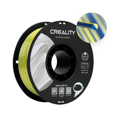 Creality Creality CR-PLA Silk - 1.75mm - 1kg Keltainen/Sininen 6971636405504 Vastaa: N/A