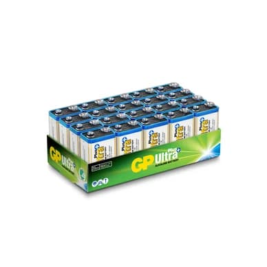 GP BATTERIES GP Ultra Plus 9V 20-kpl 151385 Vastaa: N/A