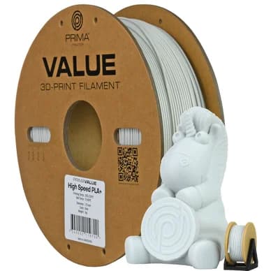 Prima PrimaValue PLA+ High Speed - 1,75mm - 1kg - Harmaa 7340002119700 Vastaa: N/A