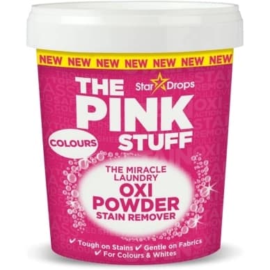 The Pink Stuff Miracle Laundry Oxi Powder Stain Remover Colours 1 kg PIRV917120 Vastaa: N/A