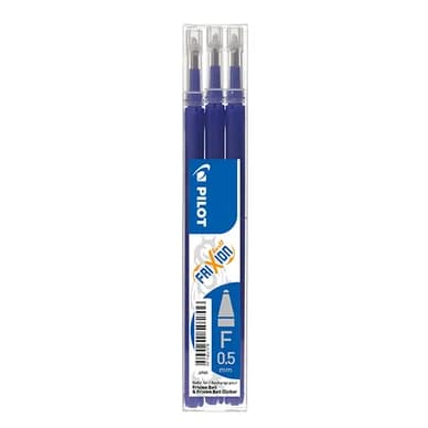 PILOT Täyttö 3-pack FriXion Ball Pyyhittävä muste 0.5 sininen 422850 Vastaa: N/A