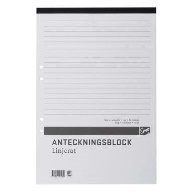 Other Muistilehtiö A4, viivoitettu, rei'itetty ja perforoitu, 5kpl 7319024004080-5 Vastaa: N/A